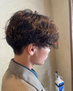 朝楽ちんメンズパーマで好印象