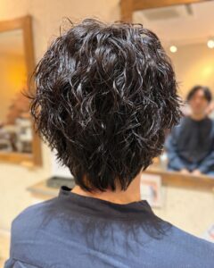 メンズツイストスパイラルで旬の束感