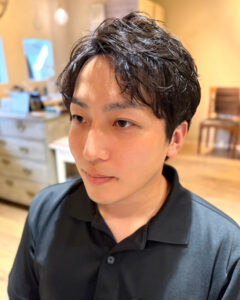 大人パーマで朝のセットを簡単に♪