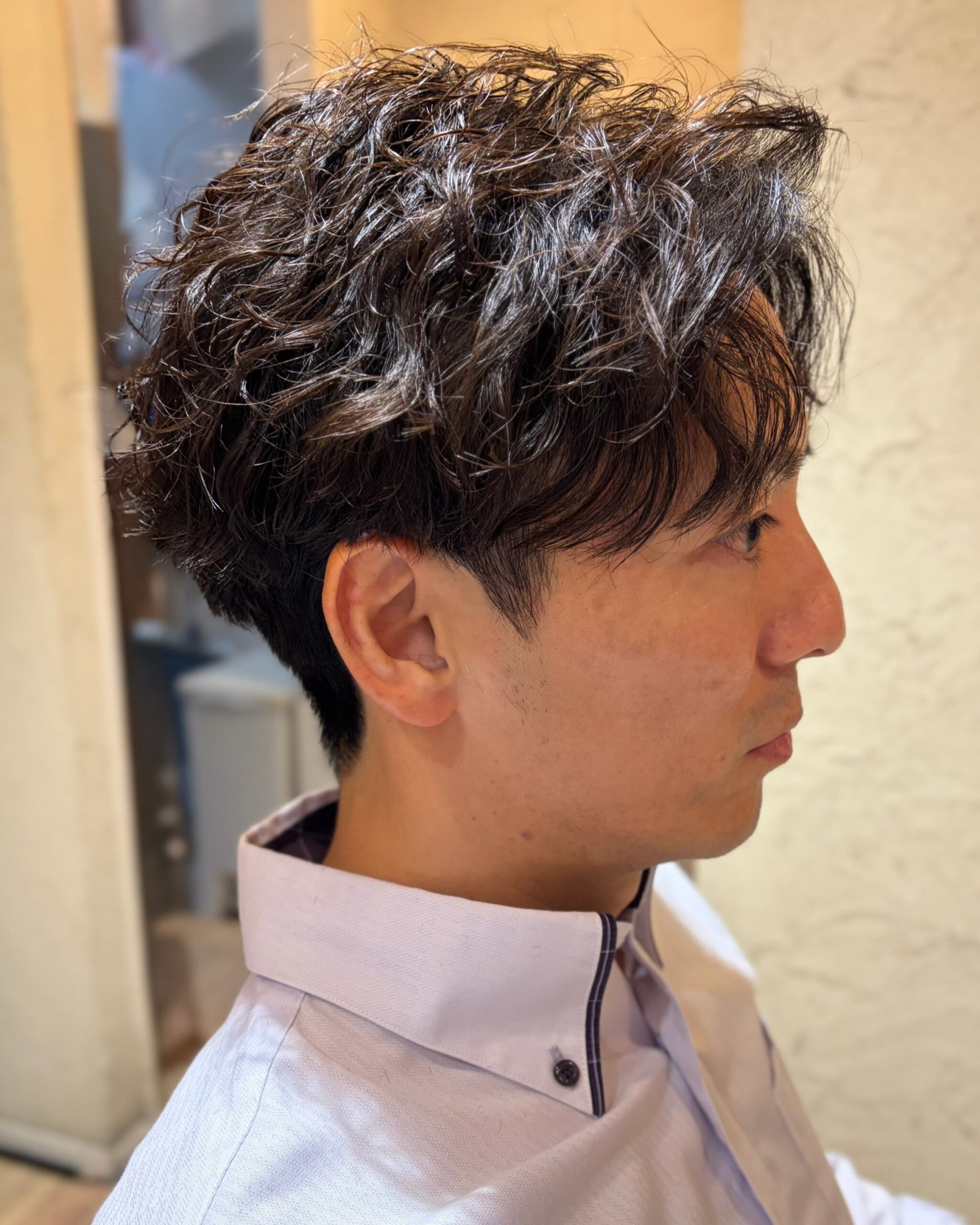 ゆるふわ波巻きスパイラルで大人の清潔感アップ